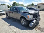 2014 Ford F150 Super Cab Gray vin: 1FTEX1CM9EFA29233