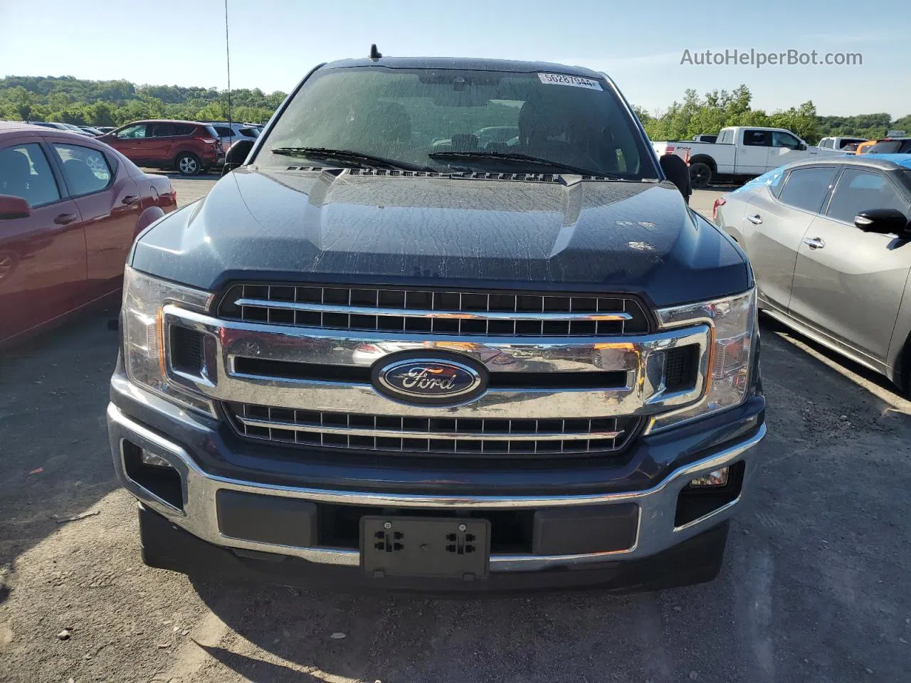 2019 Ford F150 Super Cab Blue vin: 1FTEX1CP0KFC39600