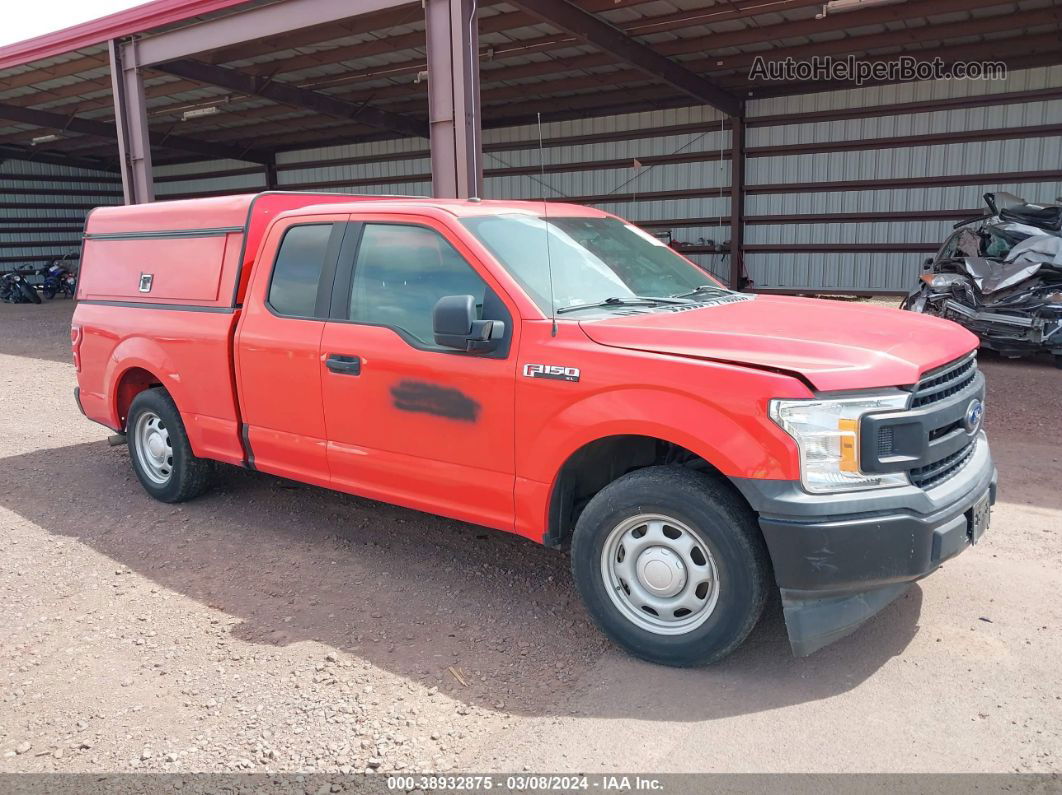 2019 Ford F-150 Xl Red vin: 1FTEX1CP1KKD65844