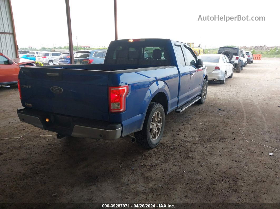 2017 Ford F-150 Xlt Синий vin: 1FTEX1CP2HKC59895