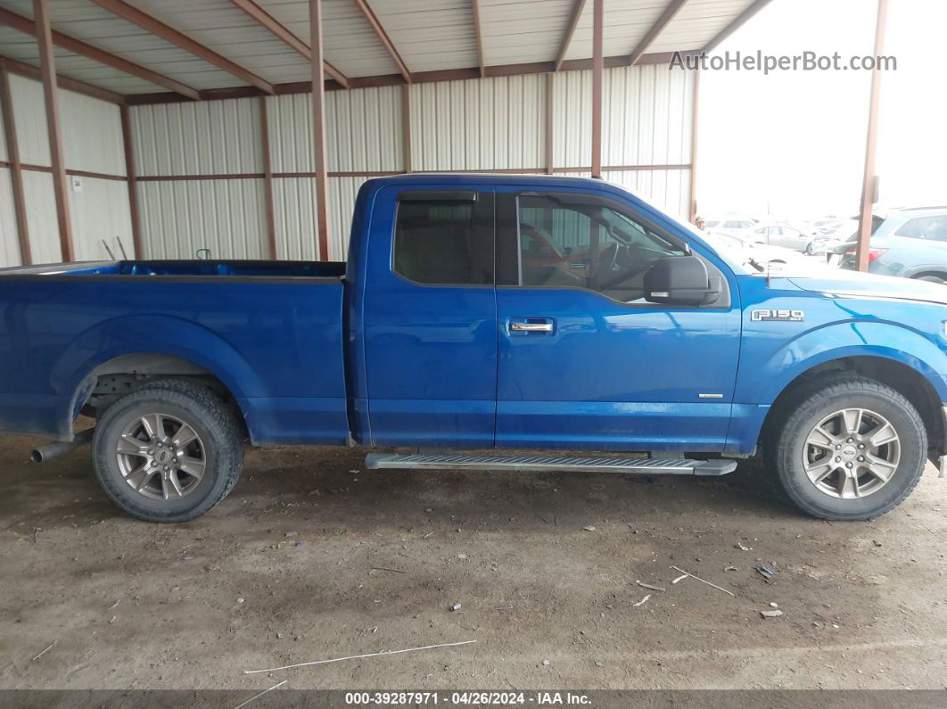 2017 Ford F-150 Xlt Синий vin: 1FTEX1CP2HKC59895