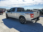 2018 Ford F150 Super Cab Серебряный vin: 1FTEX1CP2JFA76933