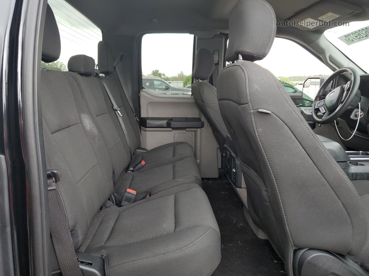 2018 Ford F150 Super Cab Black vin: 1FTEX1CP2JKF25549
