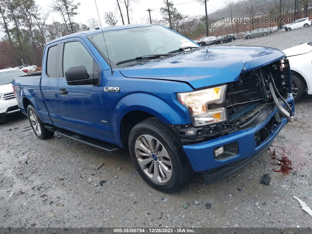 2017 Ford F-150 Xl Blue vin: 1FTEX1CP4HFC29614