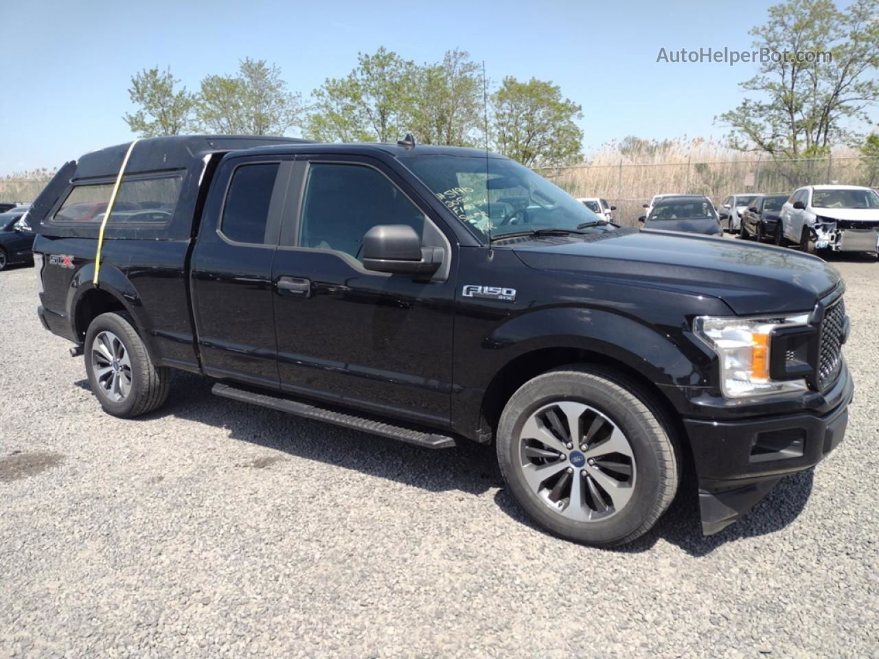 2020 Ford F150 Super Cab Black vin: 1FTEX1CP4LFC02583