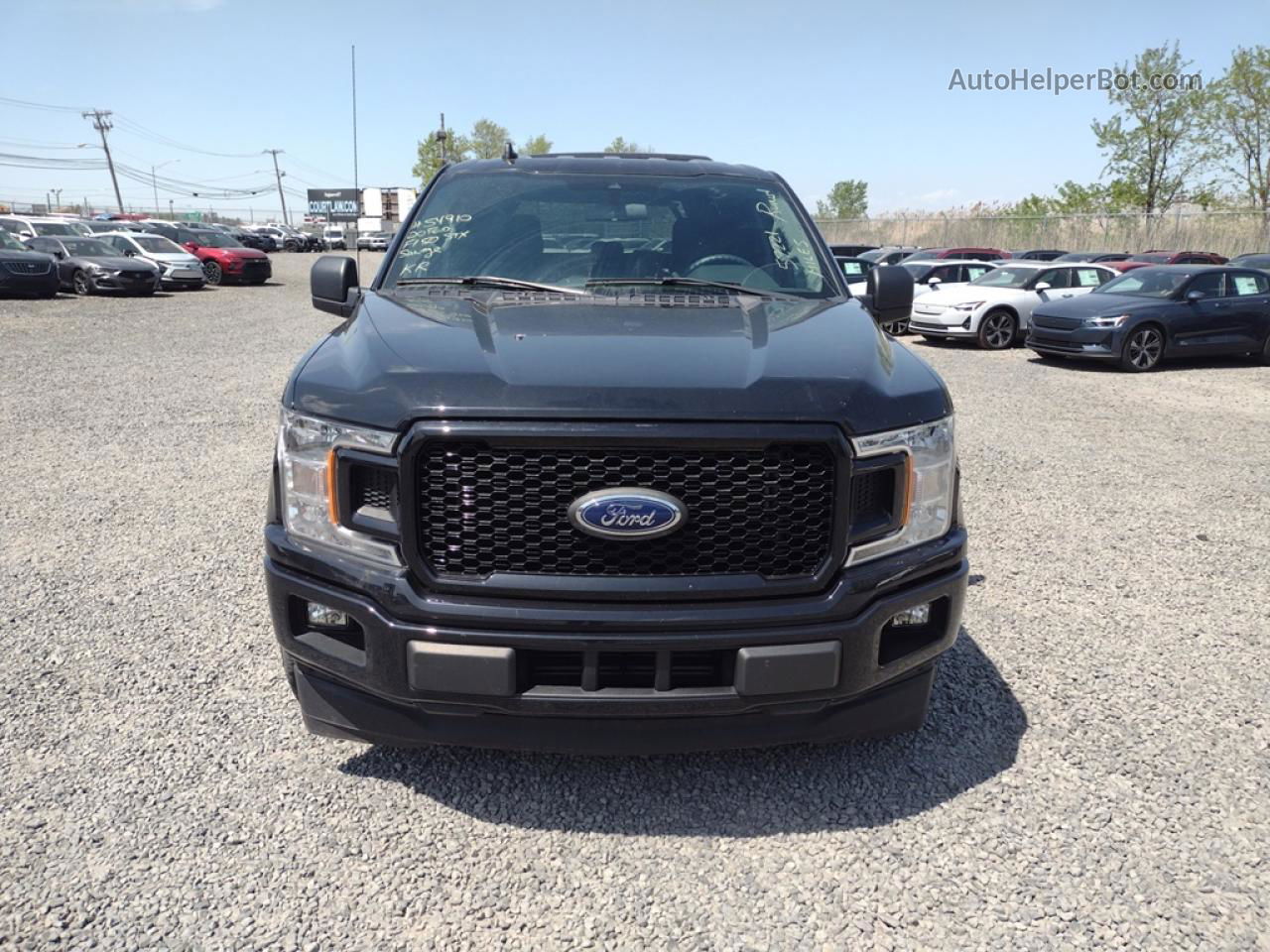 2020 Ford F150 Super Cab Black vin: 1FTEX1CP4LFC02583