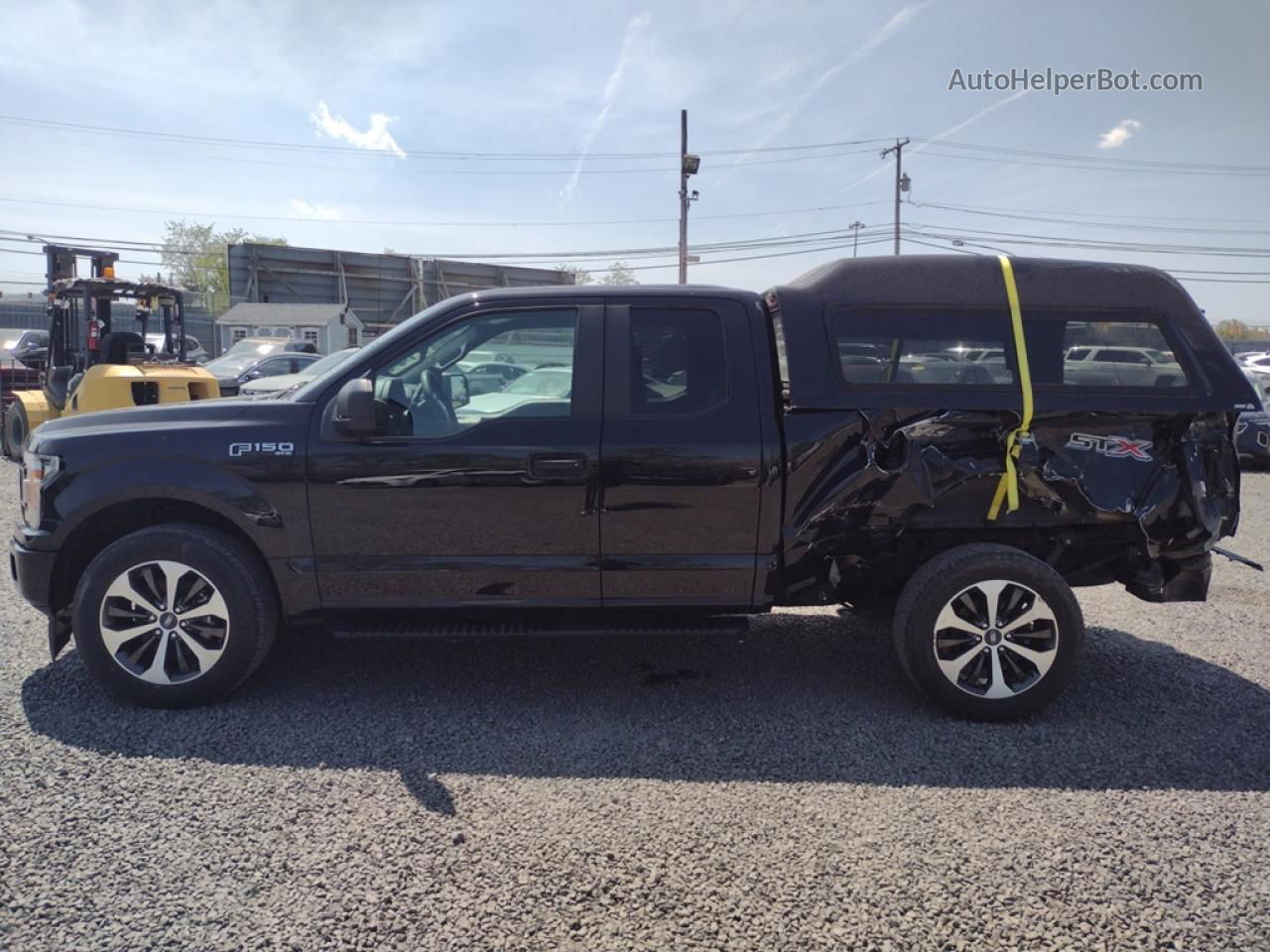 2020 Ford F150 Super Cab Black vin: 1FTEX1CP4LFC02583