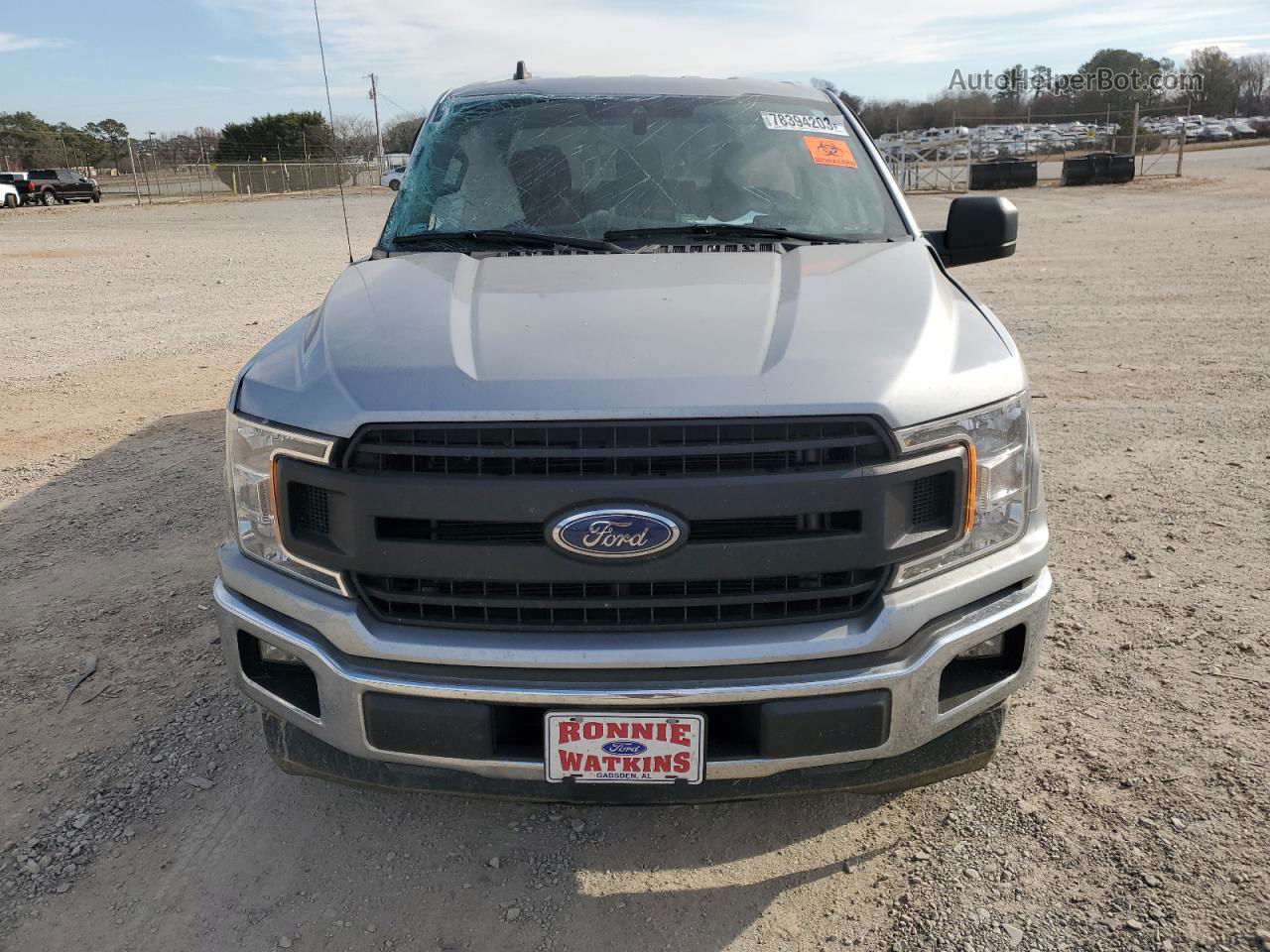 2020 Ford F150 Super Cab Silver vin: 1FTEX1CP4LKF31937