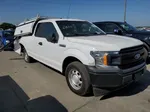 2018 Ford F150 Super Cab White vin: 1FTEX1CP7JKC80957