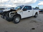 2018 Ford F150 Super Cab White vin: 1FTEX1CP7JKF06155