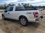 2018 Ford F150 Super Cab Silver vin: 1FTEX1CP7JKF65710