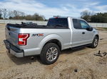 2018 Ford F150 Super Cab Silver vin: 1FTEX1CP7JKF65710