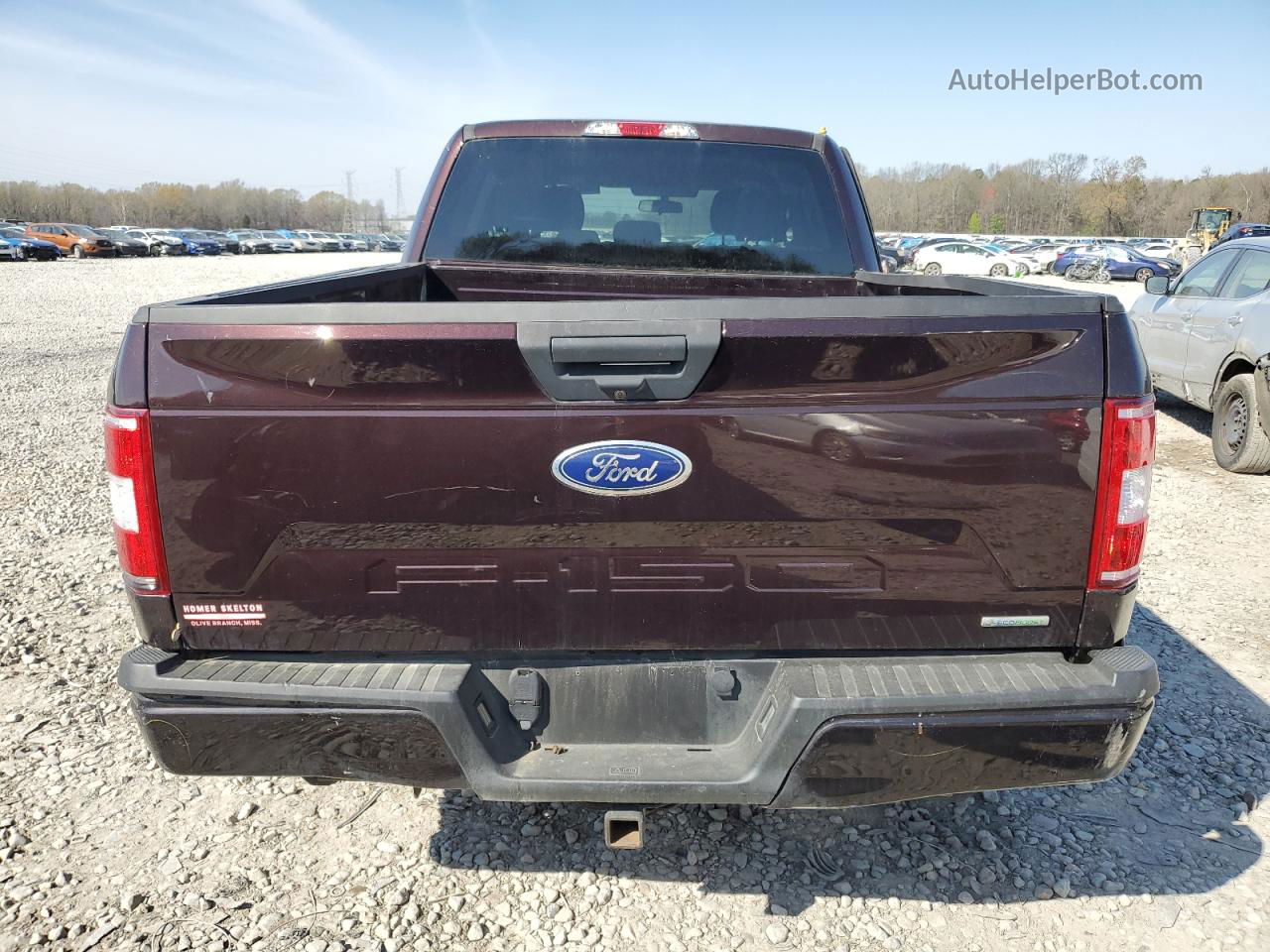 2018 Ford F150 Super Cab Коричневый vin: 1FTEX1CP7JKF67313