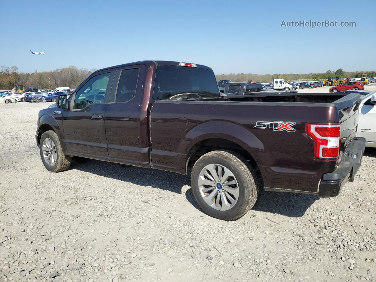 2018 Ford F150 Super Cab Коричневый vin: 1FTEX1CP7JKF67313