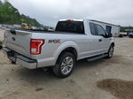 2017 Ford F150 Super Cab Silver vin: 1FTEX1CP8HKC59562