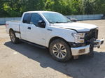 2017 Ford F150 Super Cab White vin: 1FTEX1CP9HKC89122