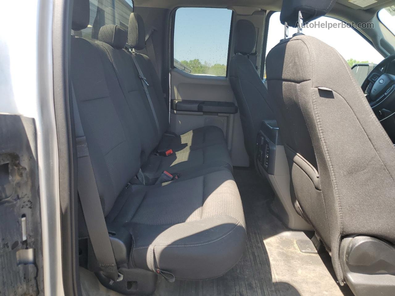 2019 Ford F150 Super Cab Silver vin: 1FTEX1CP9KFA27987
