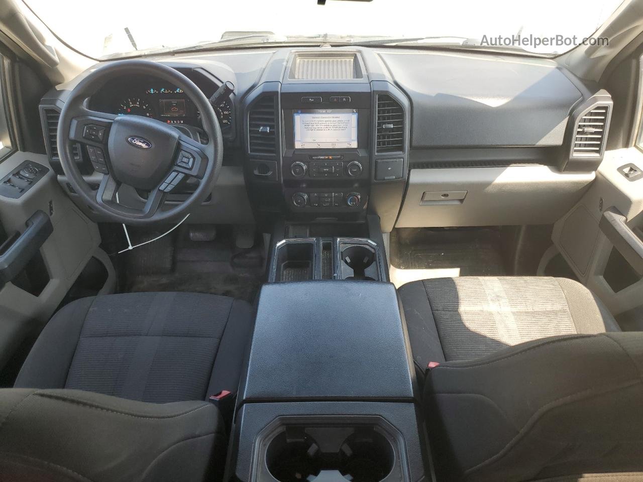 2019 Ford F150 Super Cab Silver vin: 1FTEX1CP9KFA27987