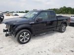 2019 Ford F150 Super Cab Black vin: 1FTEX1CP9KKF29034