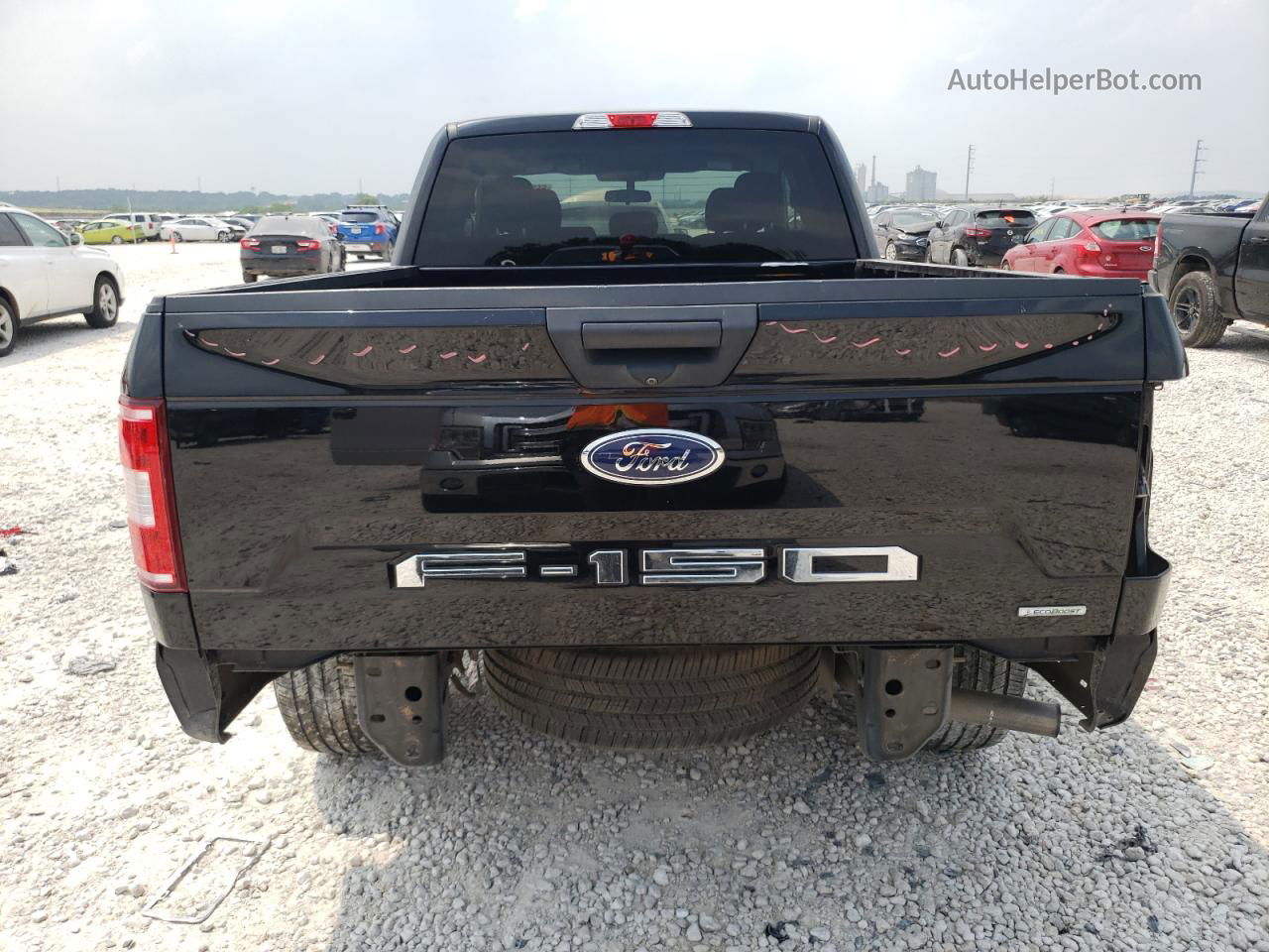 2019 Ford F150 Super Cab Black vin: 1FTEX1CP9KKF29034