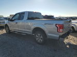 2017 Ford F150 Super Cab Silver vin: 1FTEX1CPXHKC39541