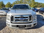 2017 Ford F150 Super Cab Silver vin: 1FTEX1CPXHKC39541