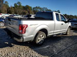 2017 Ford F150 Super Cab Silver vin: 1FTEX1CPXHKC39541