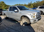 2017 Ford F150 Super Cab Silver vin: 1FTEX1CPXHKC39541