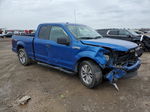 2018 Ford F150 Super Cab Blue vin: 1FTEX1CPXJKC43837