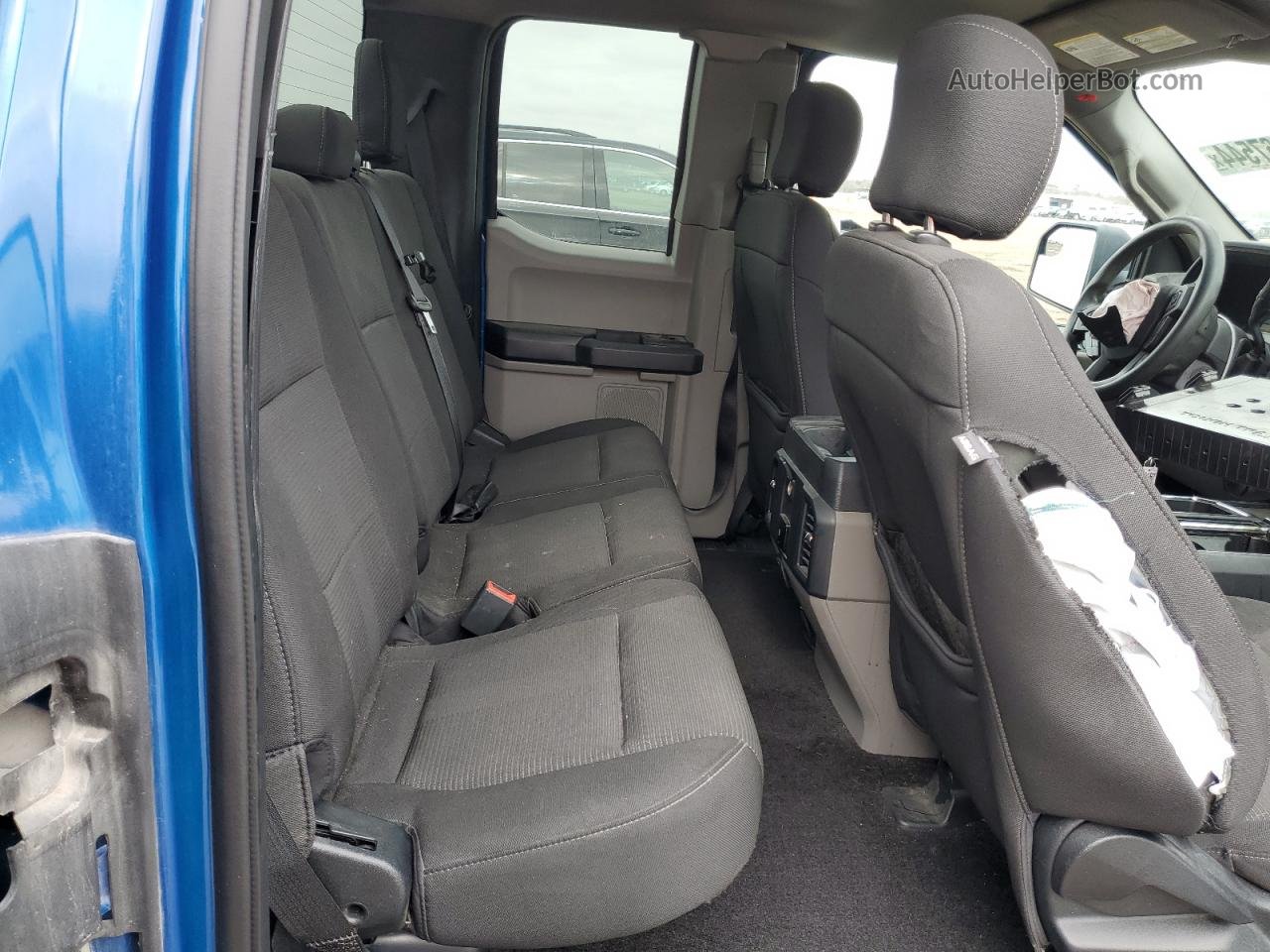 2018 Ford F150 Super Cab Синий vin: 1FTEX1CPXJKC43837