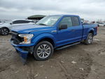 2018 Ford F150 Super Cab Blue vin: 1FTEX1CPXJKC43837