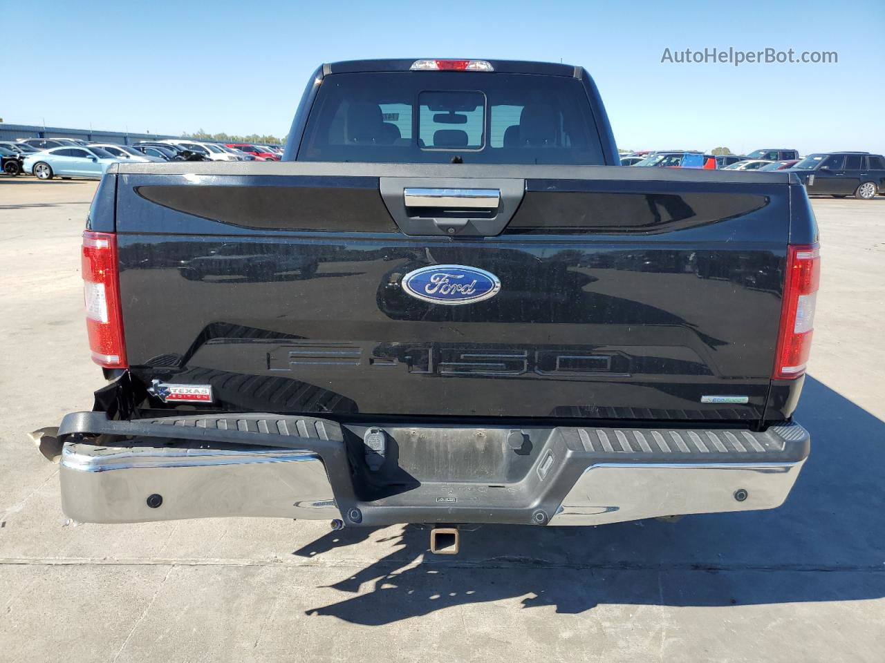 2018 Ford F150 Super Cab Черный vin: 1FTEX1CPXJKD32663