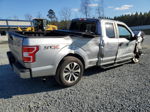 2020 Ford F150 Super Cab Silver vin: 1FTEX1CPXLFB04349