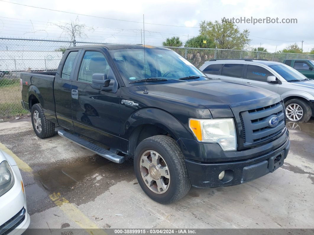 2010 Ford F-150 Stx/xl Black vin: 1FTEX1CW5AKB45502