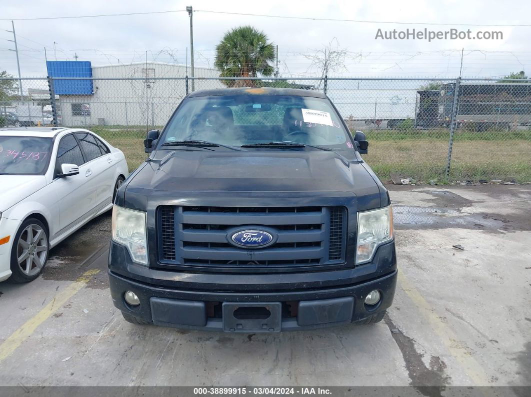 2010 Ford F-150 Stx/xl Black vin: 1FTEX1CW5AKB45502