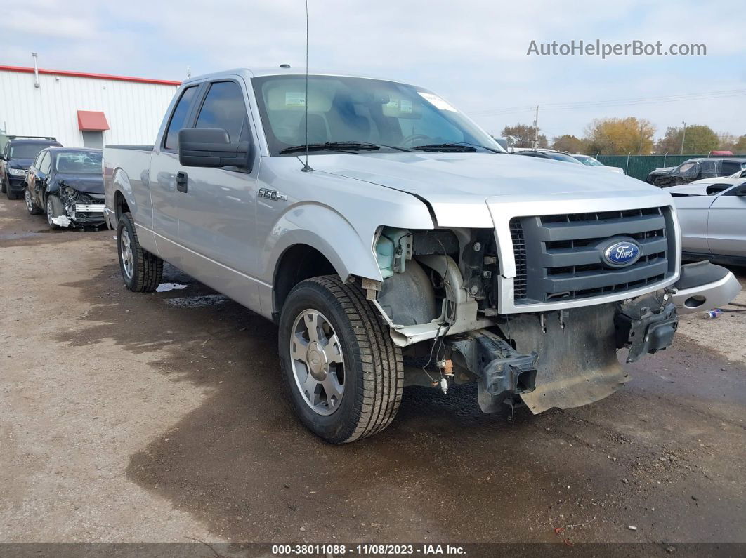 2010 Ford F-150 Stx Silver vin: 1FTEX1CW9AFA93462