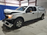 2018 Ford F150 Super Cab Silver vin: 1FTEX1E56JKE03661