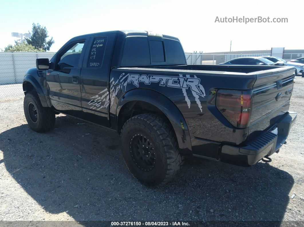 2010 Ford F-150 Svt Raptor Black vin: 1FTEX1E61AFD80503