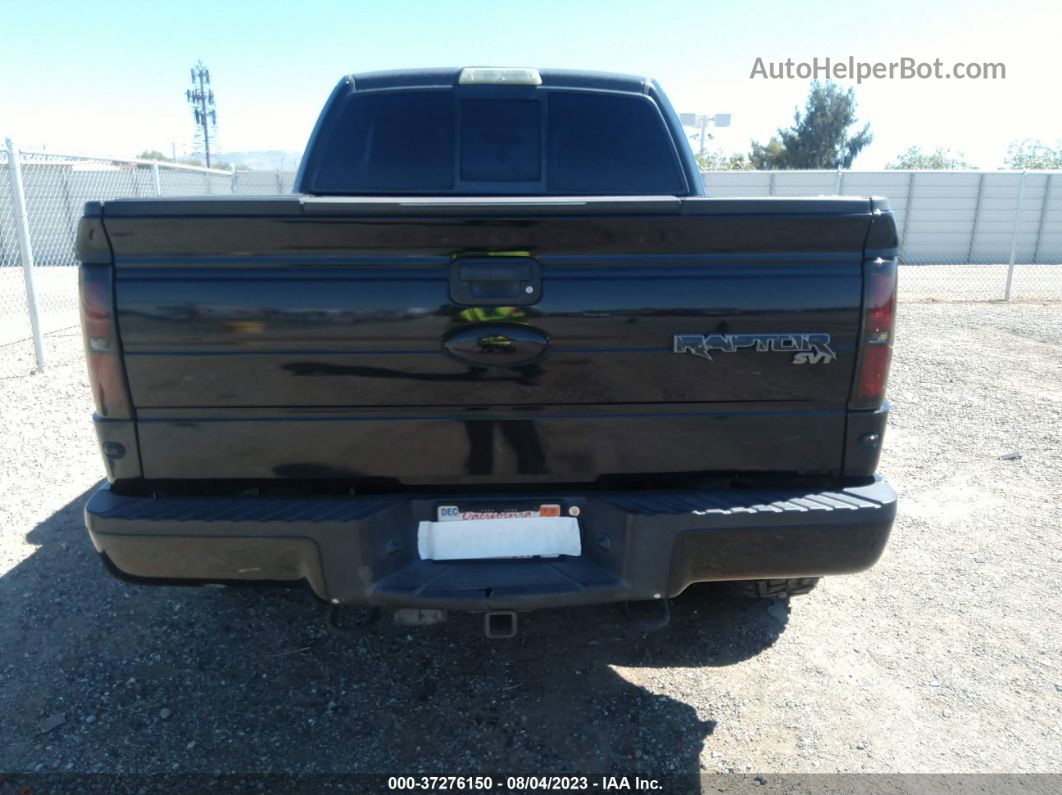 2010 Ford F-150 Svt Raptor Black vin: 1FTEX1E61AFD80503