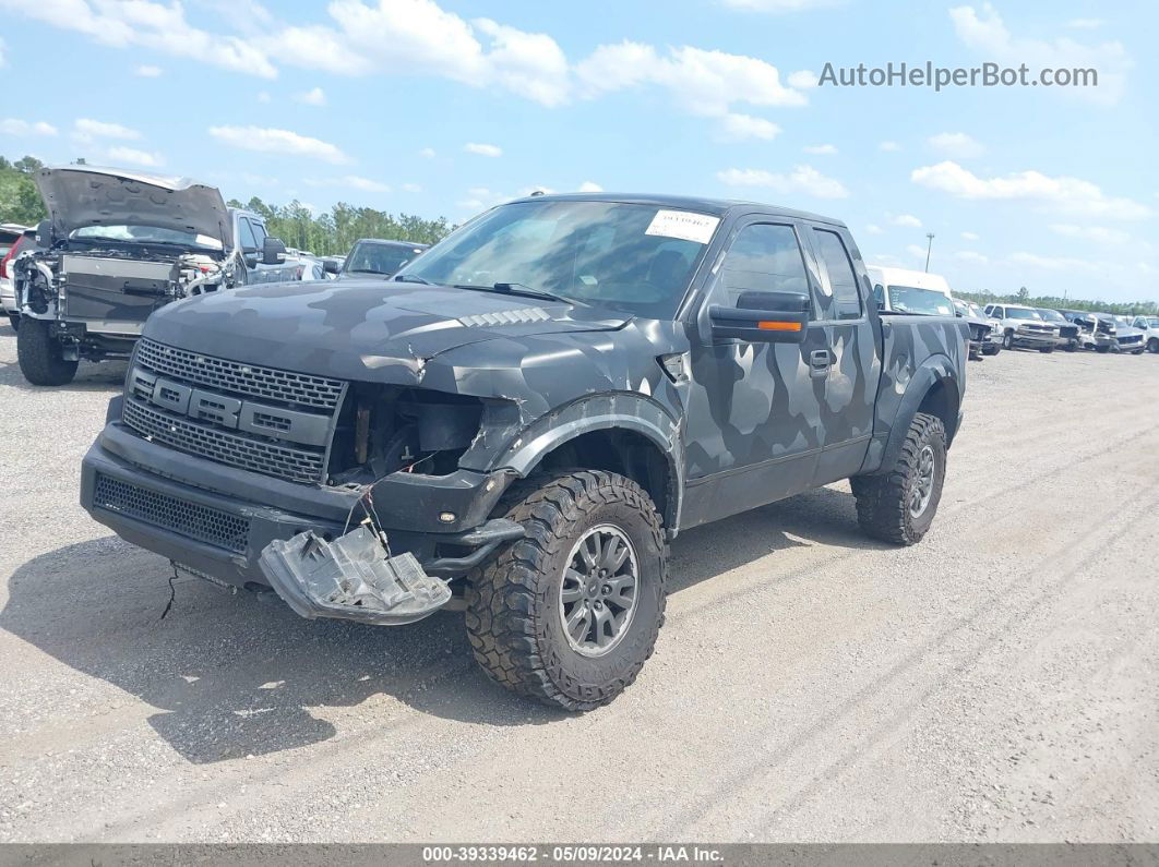 2010 Ford F-150 Svt Raptor Black vin: 1FTEX1E66AFC75875