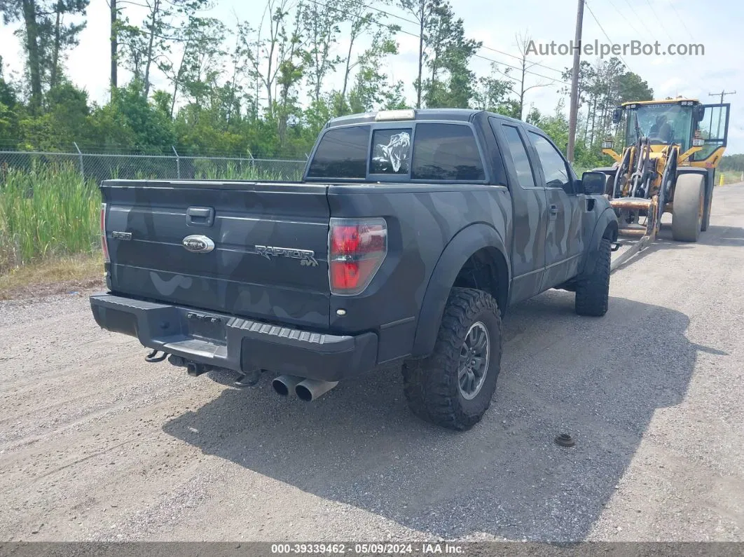 2010 Ford F-150 Svt Raptor Black vin: 1FTEX1E66AFC75875