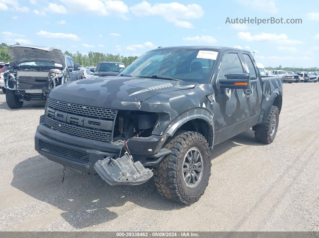 2010 Ford F-150 Svt Raptor Black vin: 1FTEX1E66AFC75875