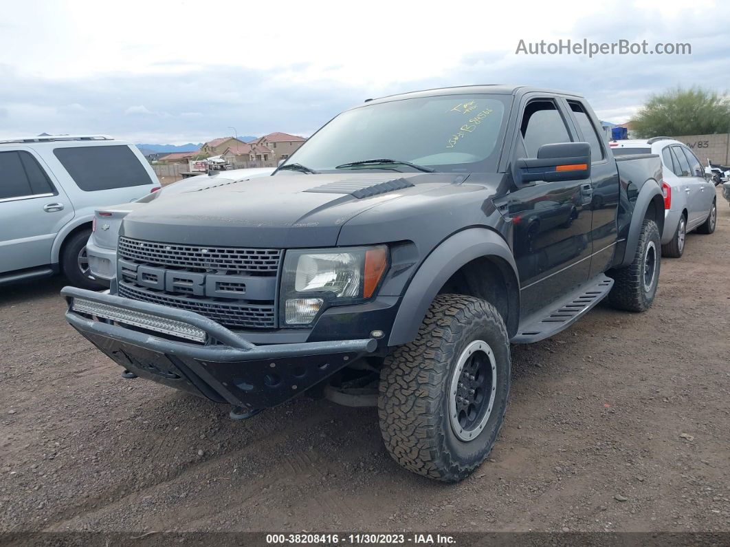 2010 Ford F-150 Svt Raptor Black vin: 1FTEX1E69AFB84566