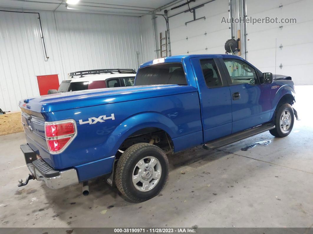 2010 Ford F-150 Stx/xl/xlt Blue vin: 1FTEX1E81AKE37727