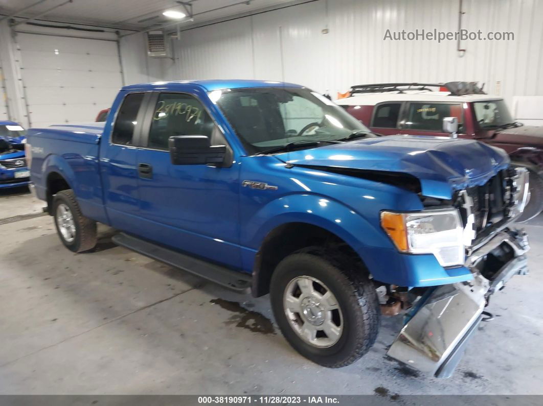 2010 Ford F-150 Stx/xl/xlt Blue vin: 1FTEX1E81AKE37727