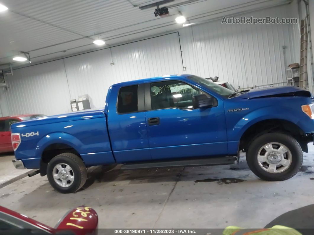 2010 Ford F-150 Stx/xl/xlt Blue vin: 1FTEX1E81AKE37727