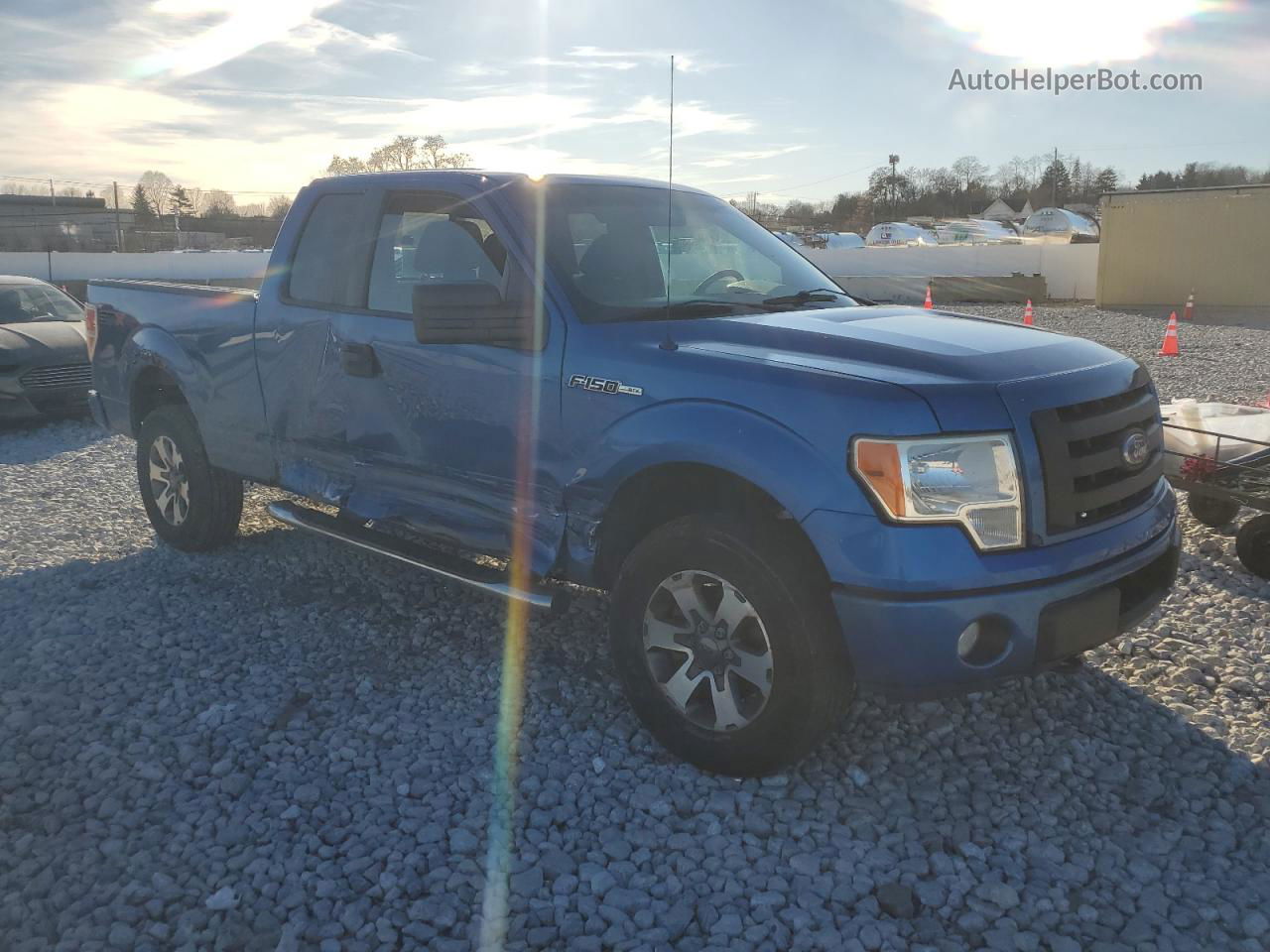 2010 Ford F150 Super Cab Blue vin: 1FTEX1E86AFA57081