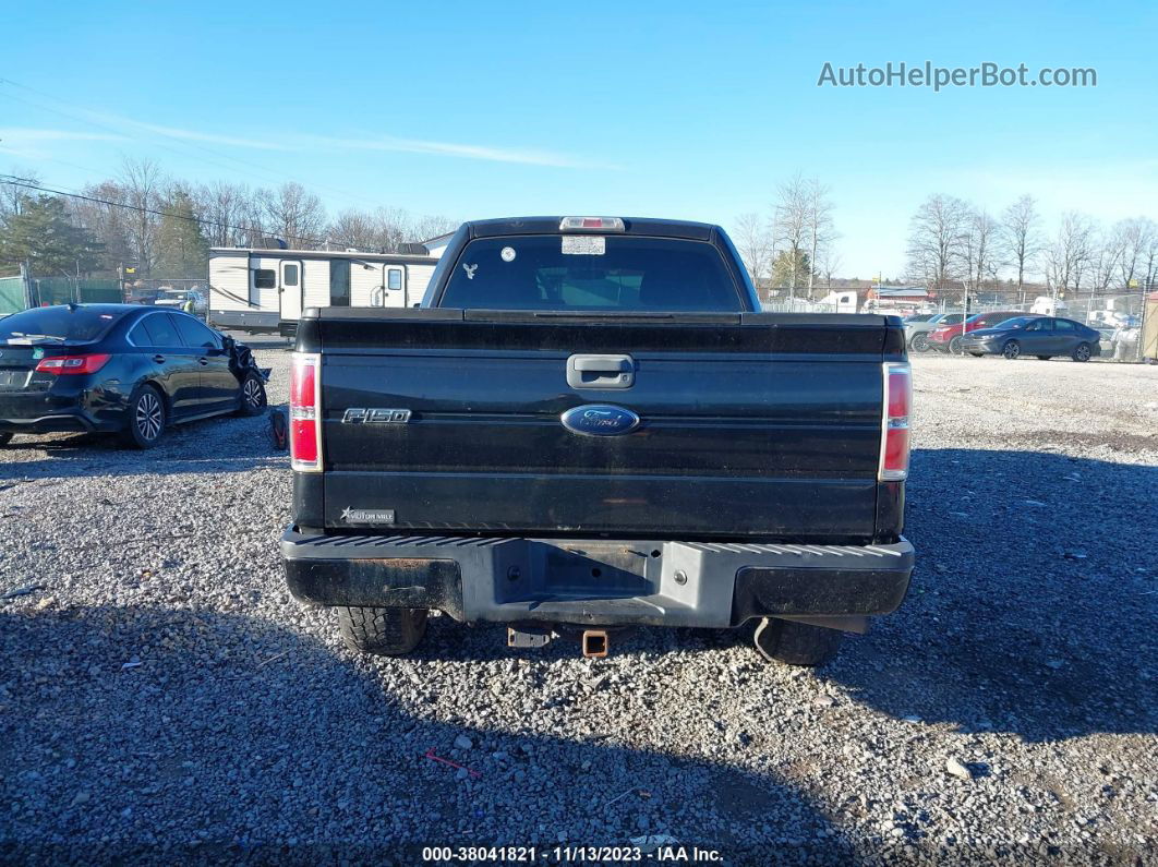 2010 Ford F-150 Stx Black vin: 1FTEX1E88AFA06679