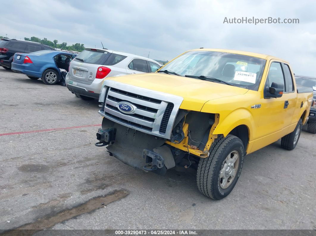 2010 Ford F-150 Stx/xl/xlt Yellow vin: 1FTEX1E88AKE39250