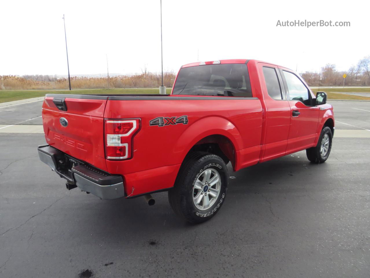 2020 Ford F150 Super Cab Red vin: 1FTEX1EB0LFA77955